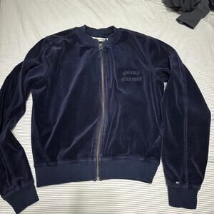 Navy blue tommy hilfiger velvet